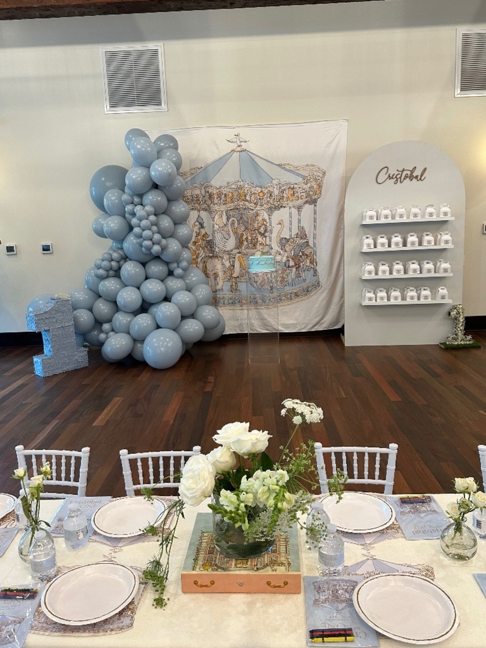 Atelier Choux cloth backdrop
